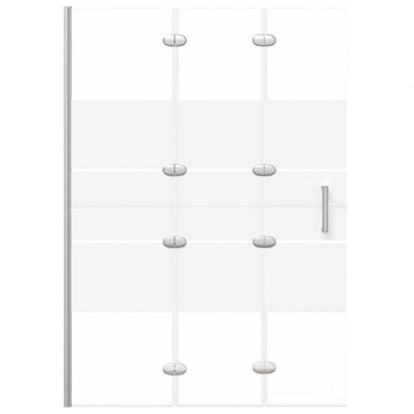 Divisória de chuveiro dobrável ESG 100x140 cm branco M 3