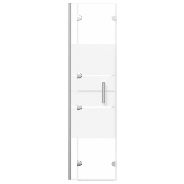 Divisória de chuveiro dobrável ESG 100x140 cm branco M 5