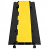 Rampa protetora de cabos c/ 2 canais borracha 100 cm 2