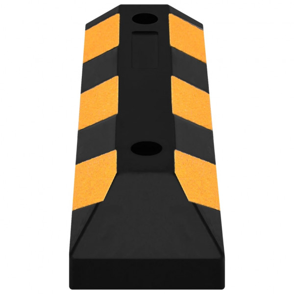 Topes de estacionamiento reflectantes 2 unidades 56x15x10 cm M 5