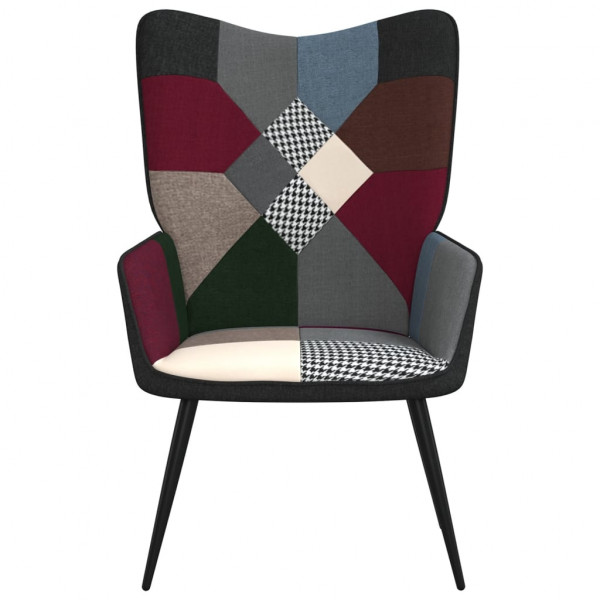 Silla de relajación de tela patchwork M 2