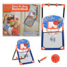 Conjunto de basquetebol multifuncional infantil piso e parede 1