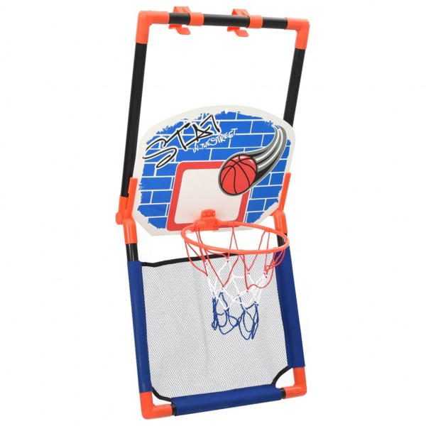 Set baloncesto infantil multifuncional suelo y pared M 5