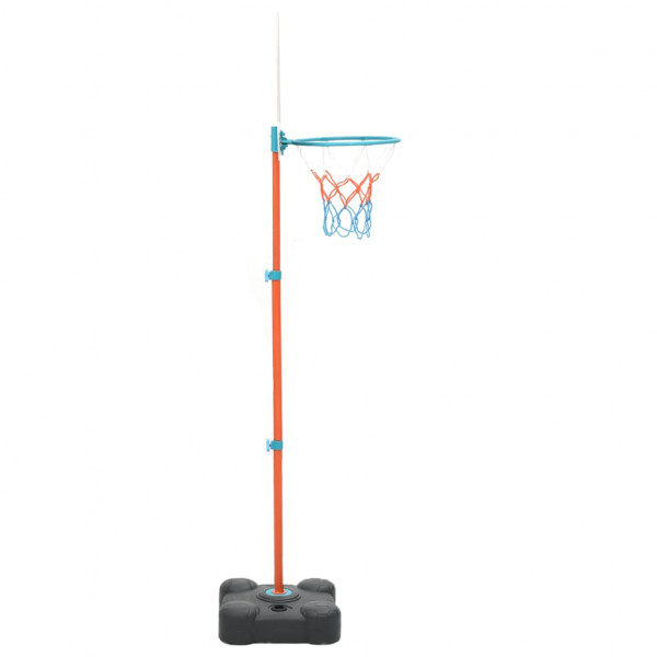 Juego de canasta de baloncesto portátil ajustable 109-141 cm M 5