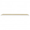 Estante flotante pared 4 uds blanco y roble MDF 90x23.5x3.8 cm 5
