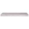 Estante flotante de pared MDF gris hormigón 60x23.5x3.8 cm 4