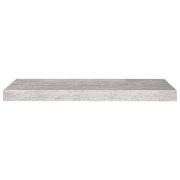 Prateleiras de parede 2 pcs 60x23.5x3.8cm MDF cinzento-cimento M 5