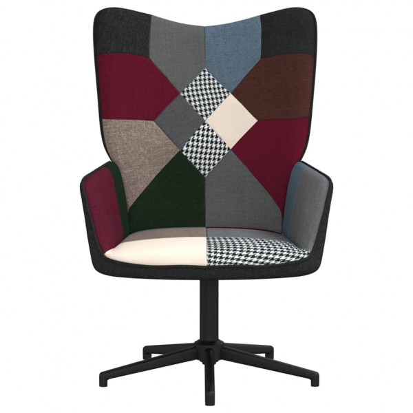 Silla de relajación de tela patchwork M 2