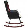 Silla mecedora de tela patchwork 3