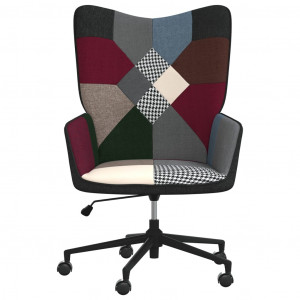 Silla de relajación de tela patchwork H