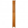 Estantería de 7 niveles madera maciza de roble 60x22x200 cm 3
