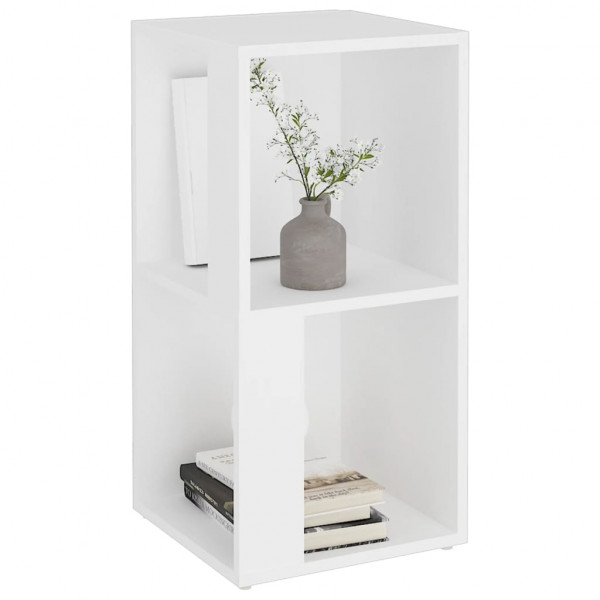 Armario esquinero madera contrachapada blanco 33x33x67cm M 4