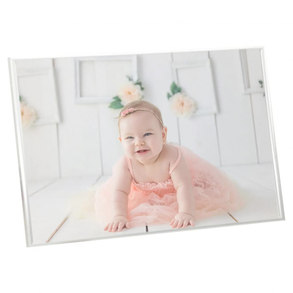 Molduras para mesa 3 pcs 21x29.7 cm MDF prateado M 4