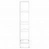 Suporte de vasos c/ 5 prateleiras 43x22x98 cm metal branco 4