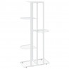 Suporte de vasos c/ 5 prateleiras 43x22x98 cm metal branco 5