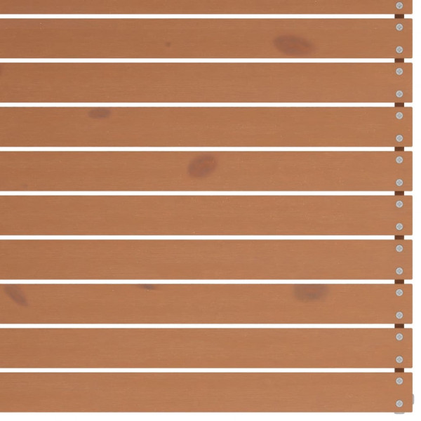 Sofás centrales de jardín 4 uds madera maciza pino marrón miel M 5