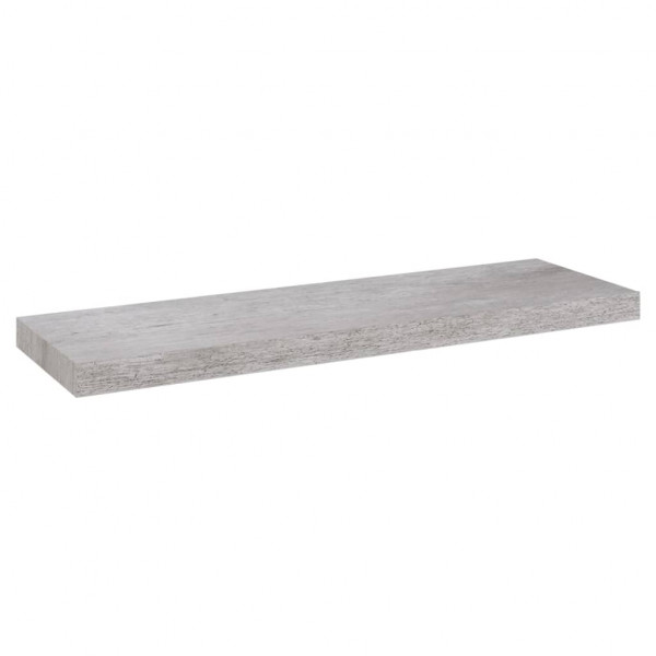Prateleiras de parede 2 pcs 80x23.5x3.8cm MDF cinzento-cimento M 4