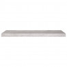 Prateleiras de parede 2 pcs 80x23.5x3.8cm MDF cinzento-cimento 5