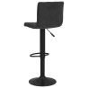 Bancos de bar 2 pcs veludo preto 5