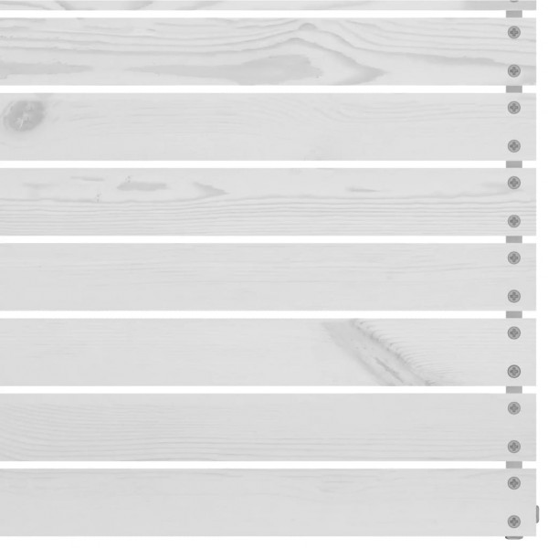 Sofá central de jardín blanco madera maciza de pino M 4