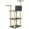 Árvore p/ gatos postes arranhadores sisal 118.5 cm cinza-escuro 5