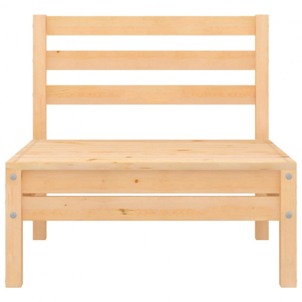 Juego de muebles de jardín 4 piezas madera maciza de pino M 4