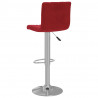 Bancos de bar 2 pcs veludo vermelho tinto 5