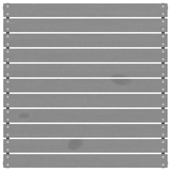 Apoio de pés para jardim madeira de pinho maciça cinzento M 4