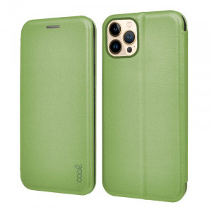 Fundação COOL Flip Cover para iPhone 13 Pro Max Pistacho de Elegância H