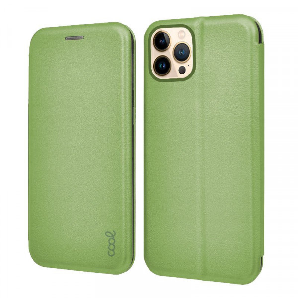 Funda COOL Flip Cover para iPhone 13 Pro Max Elegance Pistacho M 2