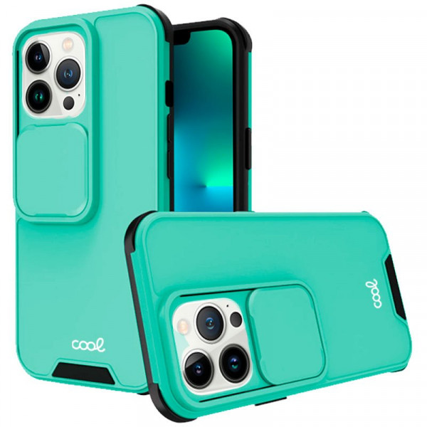 Carcasa COOL para iPhone 13 Pro Hard Camera Mint D