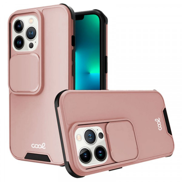 Carcasa COOL para iPhone 13 Pro Hard Camera Rose Gold D
