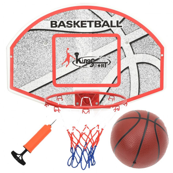 Set de canasta baloncesto de pared 5 pzas 66x44.5 cm D