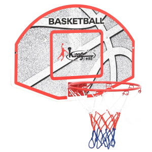 Set de canasta baloncesto de pared 5 pzas 66x44.5 cm H