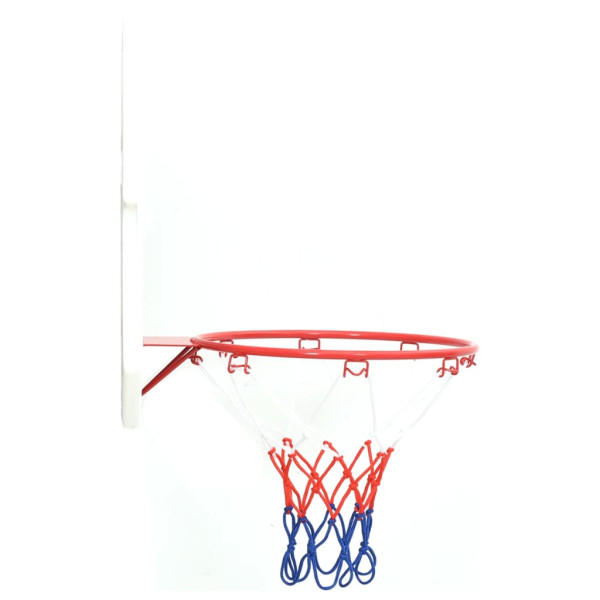 Conjunto tabela basquetebol p/ montar parede 5 pcs 66x44.5 cm M 4