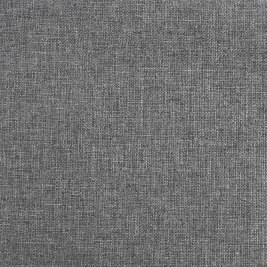 Taburetes de cocina 2 unidades tela gris claro H