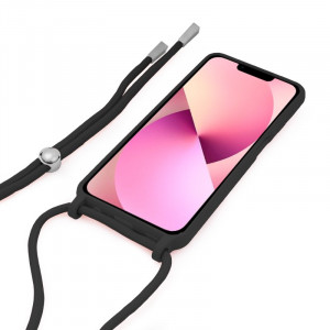 Carcasa COOL para iPhone 13 Cordón Liso Negro H