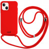 Carcasa COOL para iPhone 13 mini Cordón Liso Rojo 1