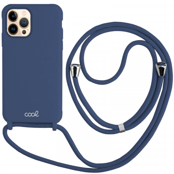 Carcasa COOL para iPhone 13 Pro Max Cordón Liso Marino D