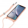 Carcasa COOL para iPhone XR Cordón Liso Rosa 2