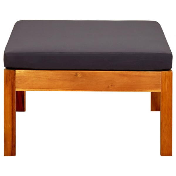 Apoios de pés para jardim 2 pcs madeira de acácia maciça M 5