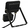 Foco LED con sensor 10 W blanco cálido 4