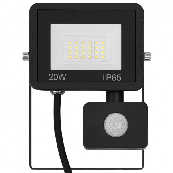 Foco LED con sensor 20 W blanco cálido M 3