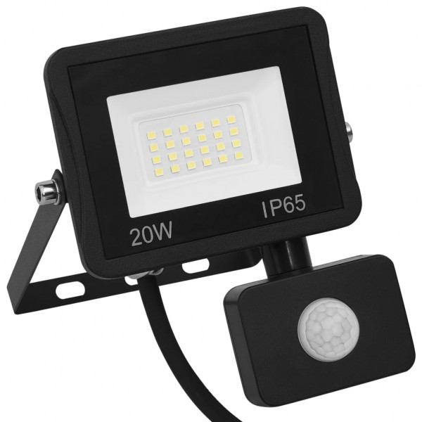 Projetor c/ iluminação LED e sensor 20 W branco quente M 5