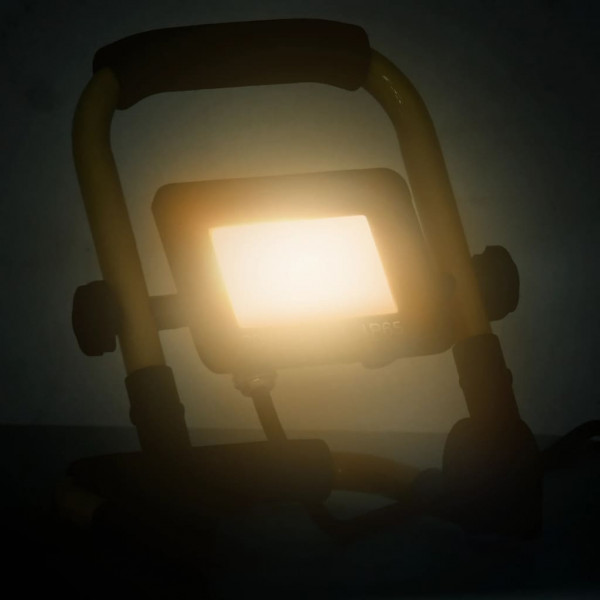 Foco LED con asa 20 W blanco cálido M 2