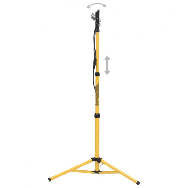 Projetor c/ iluminação LED e tripé 2x50 W branco quente M 3