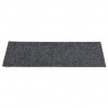 Tapetes de escada autoadesivos 15 peças 60x25 cm cinza retangulares 3