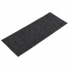 Alfombrilla autoadhesiva escalera 15 uds negro 60x25 cm 2