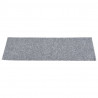 Tapetes de escada autoadesivos 15 peças 60x25 cm cinza claro retangulares 3