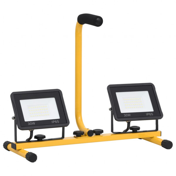 Projetor c/ iluminação LED e pega 2x30 W branco quente M 3